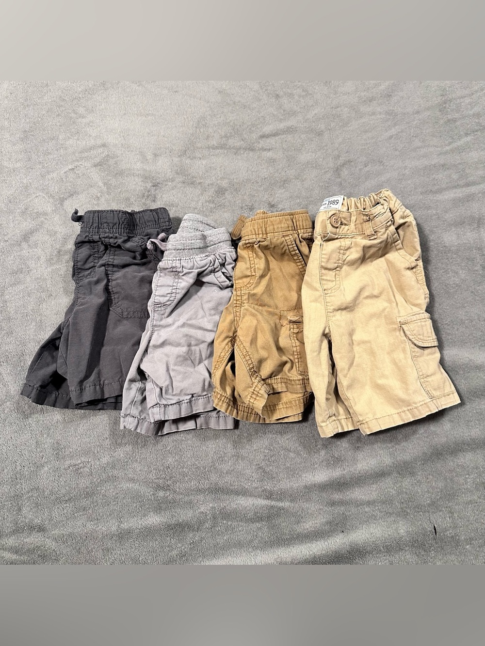 3T Toddler Boy Cargo Shorts- Bundle of 4